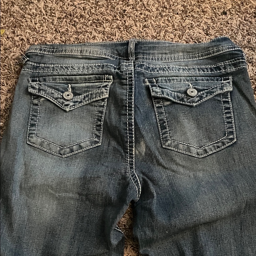 Wallflower Dark Blue Boot Cut Jeans